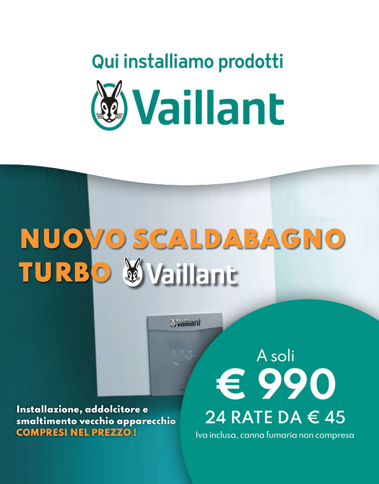 Promozione PROMO SCALDABAGNO TURBO